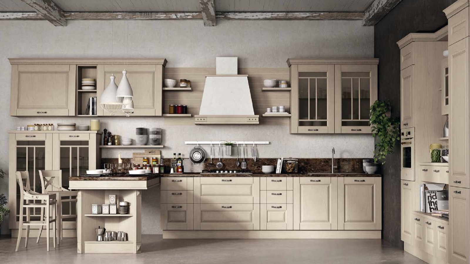 cucina componibile bilbao tortora