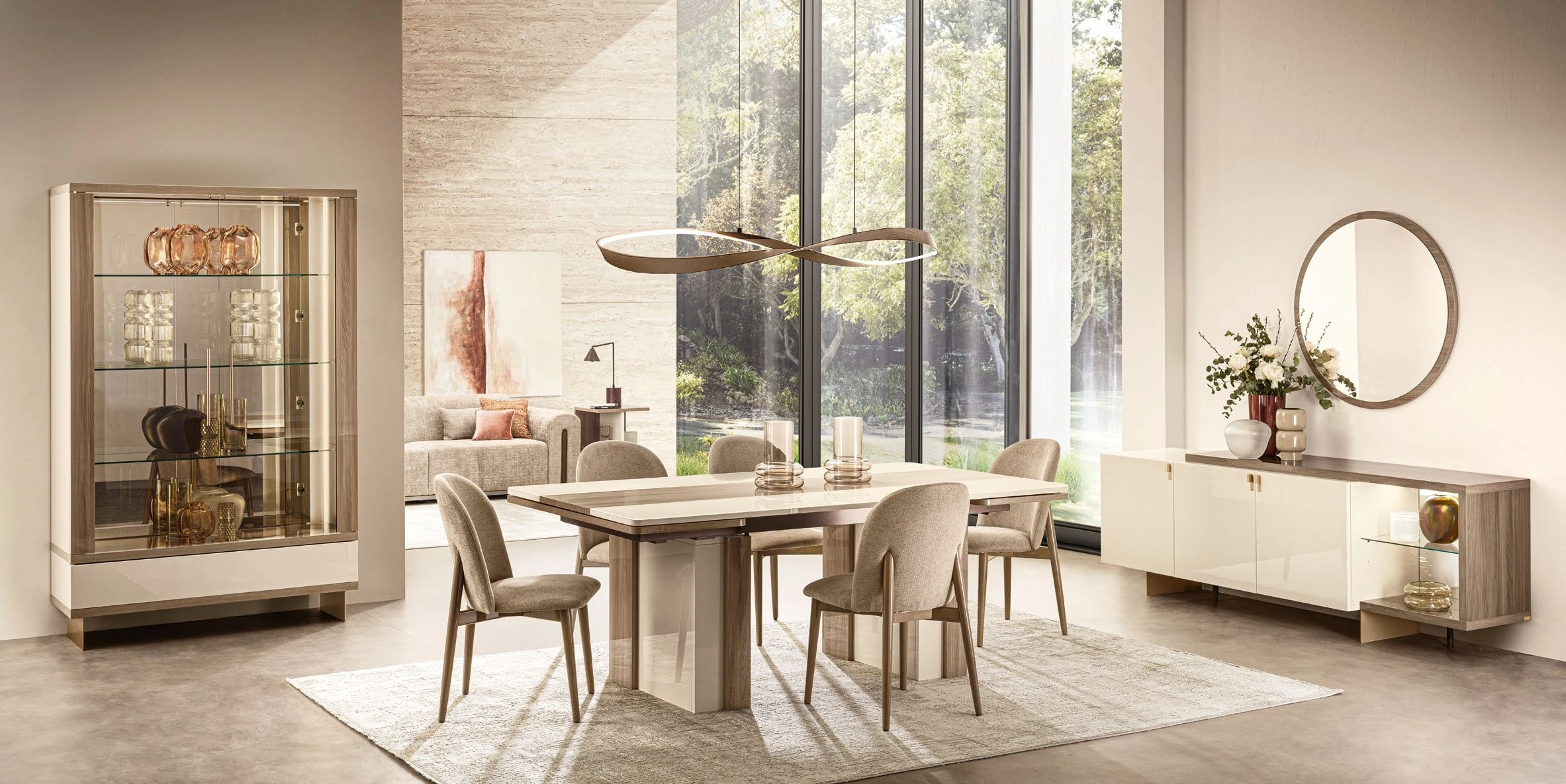 Soggiorno e sala da pranzo Futura Adora