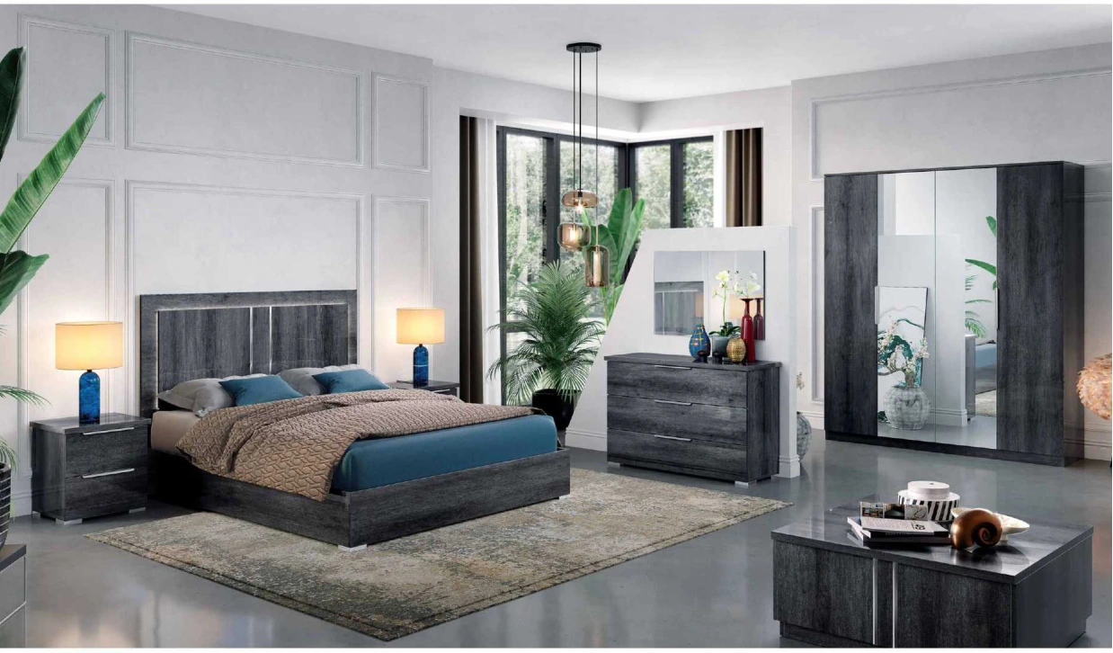 Camera da letto Luna – Grigio scuro – Ben Company