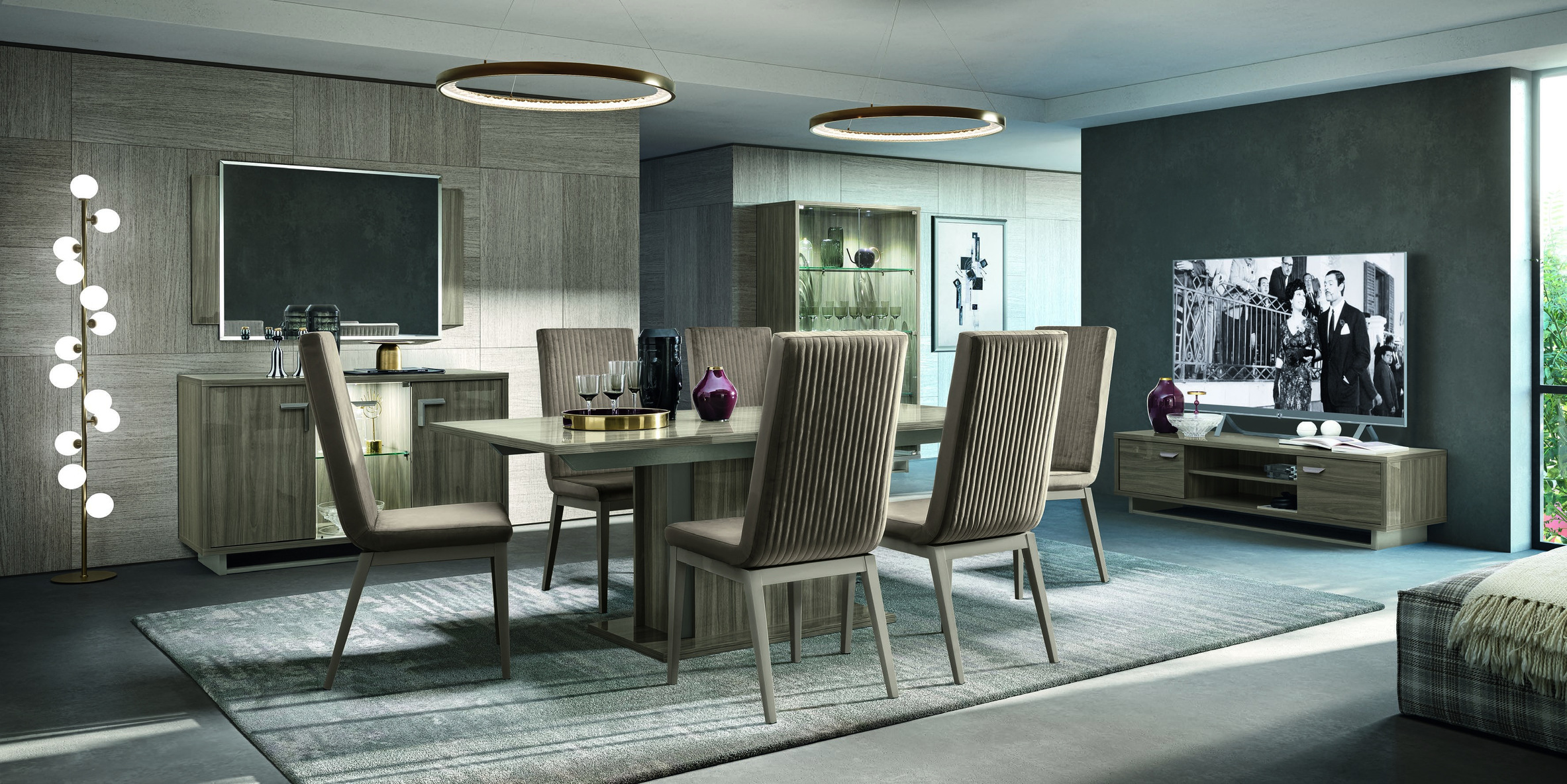 Wohn- und Esszimmer Volare Venetian Grey – Camelgroup
