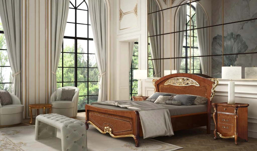 Camera da letto Fenice Radica / Noce C39