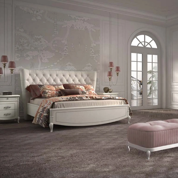Bett Capitonné 180×200 cm Prestige2 Lackiert Casa+39 – C22019