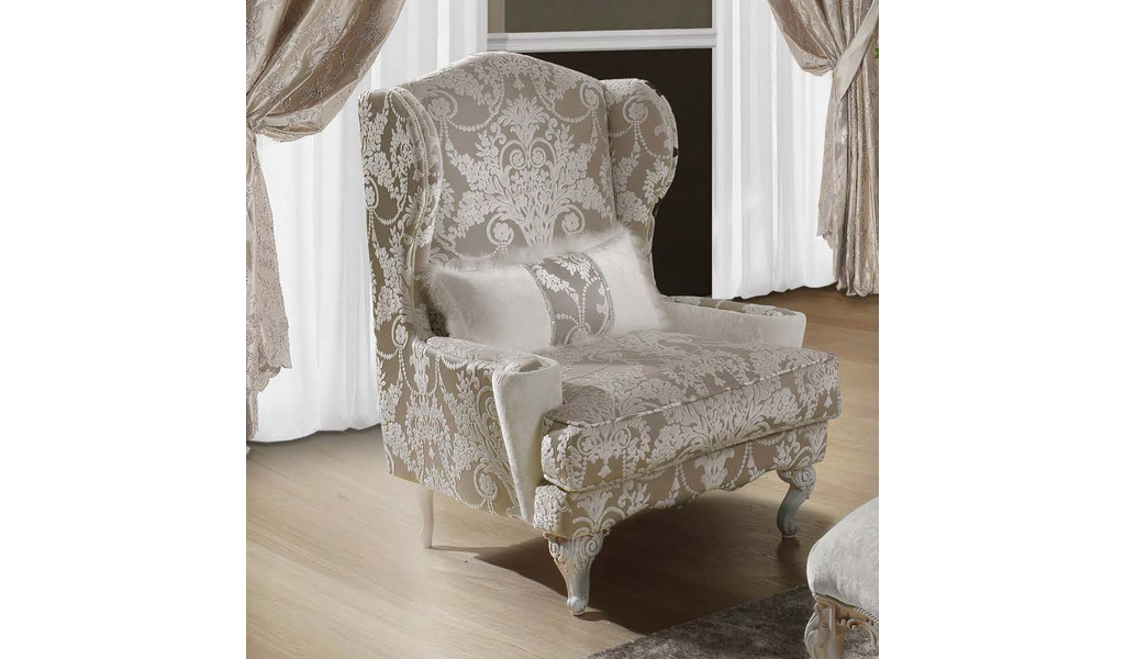 Sessel Tiffany – Champagne 2308 col. 5422 / Diamond 2359 col. 500
