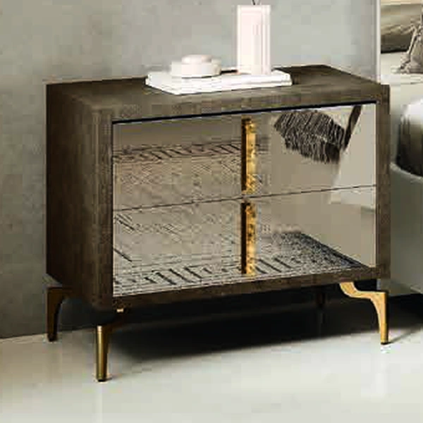 Nachttisch Thea – Gold