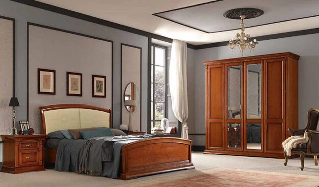 Camera da letto verdi
