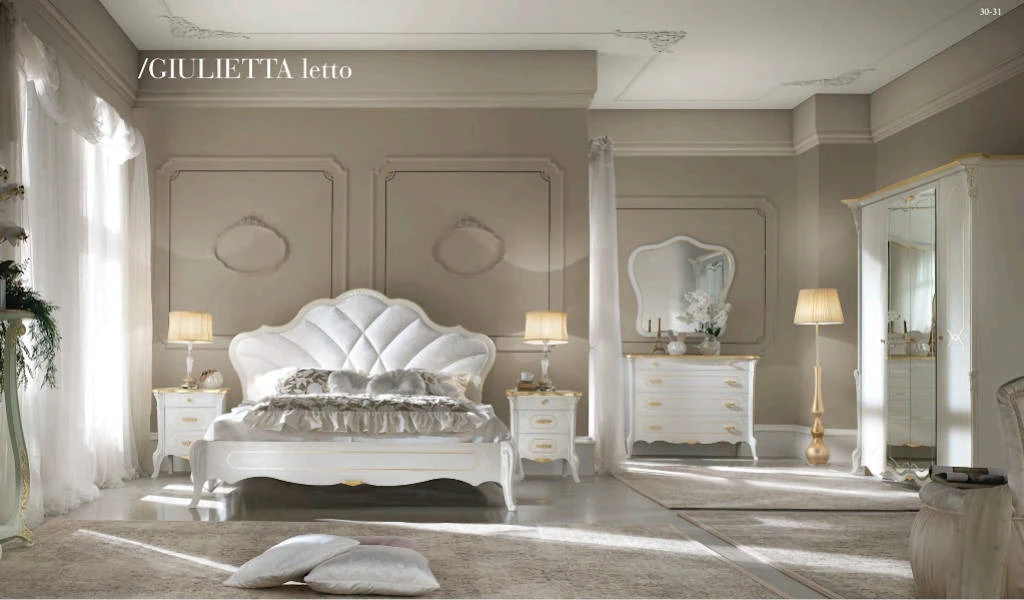 Camera da letto giulietta bianco