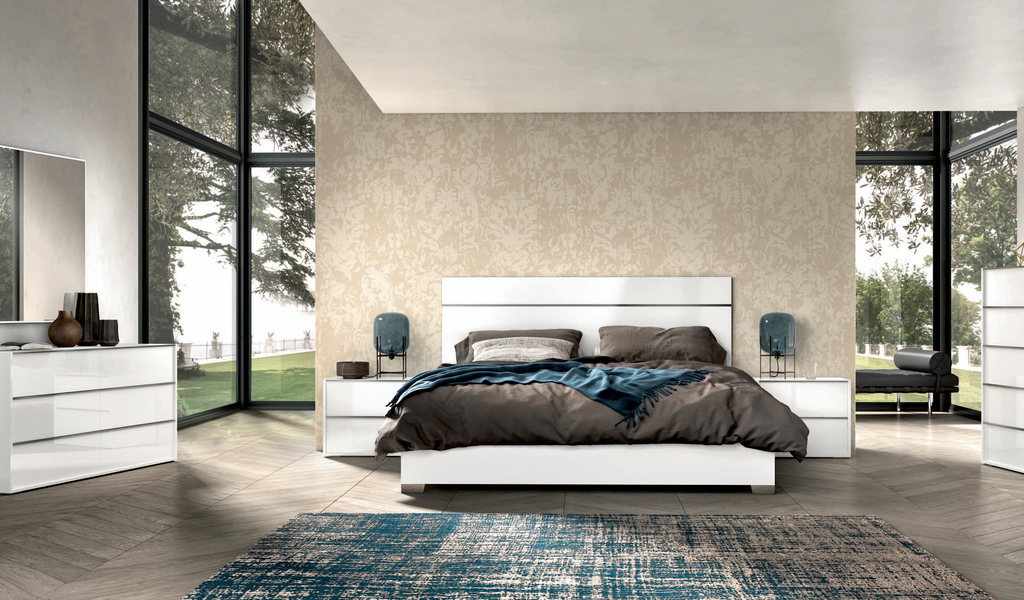 Schlafzimmer Luna – Weiß – Status