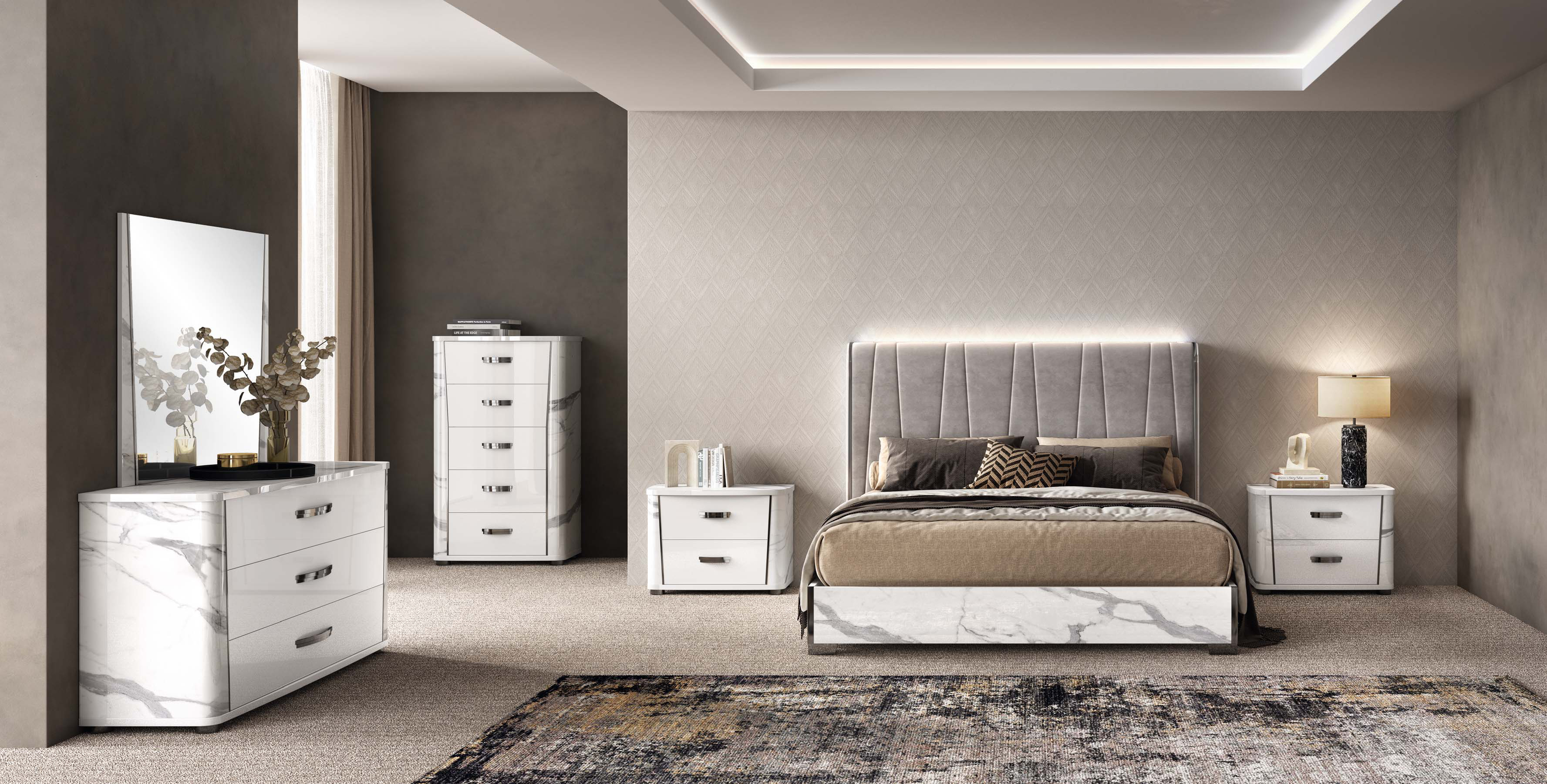 Schlafzimmer Anna – Weiß – Status