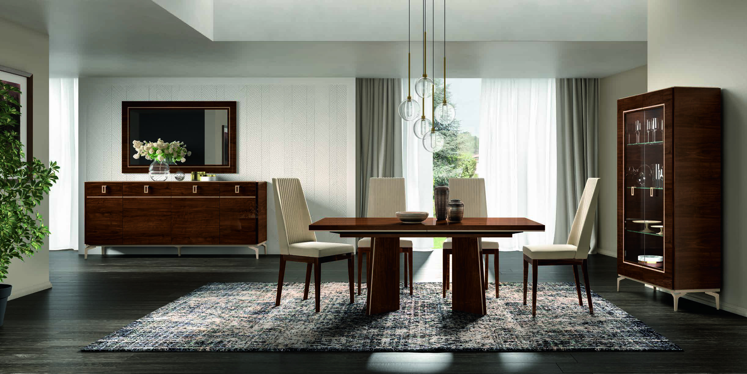 Wohn- und Esszimmer Eva – Nussbaum – Status