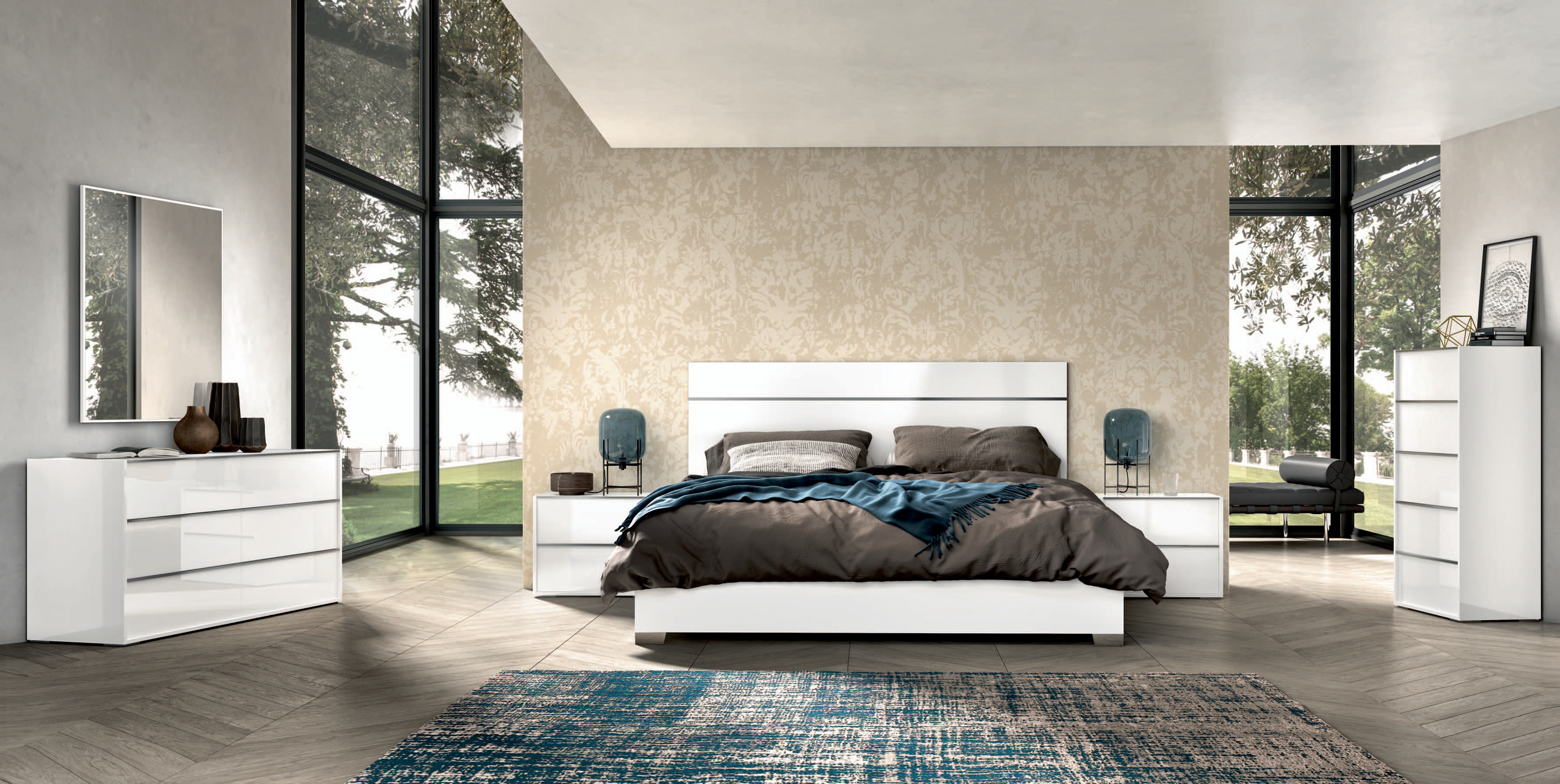Schlafzimmer Luna – Weiß – Status