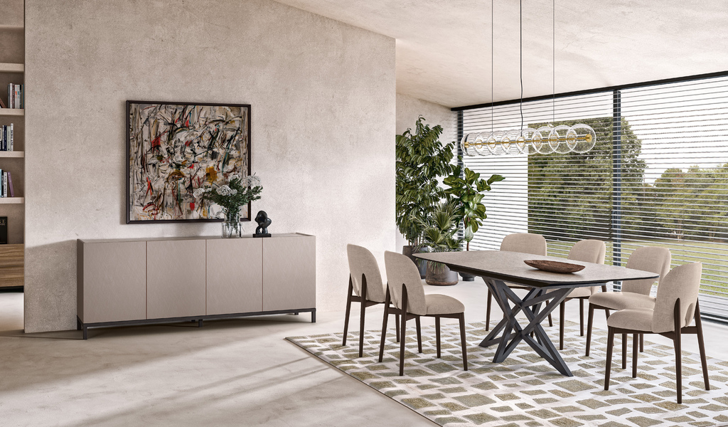 Wohn- und Esszimmer Neka Beige Mélange – Status