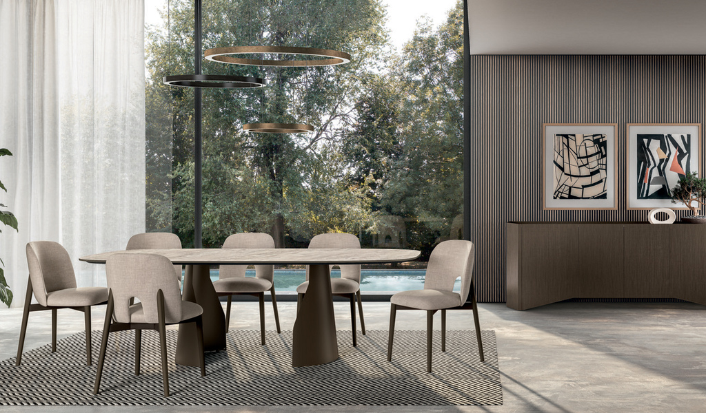 Wohn- und Esszimmer Petra Satin Bronze – Status
