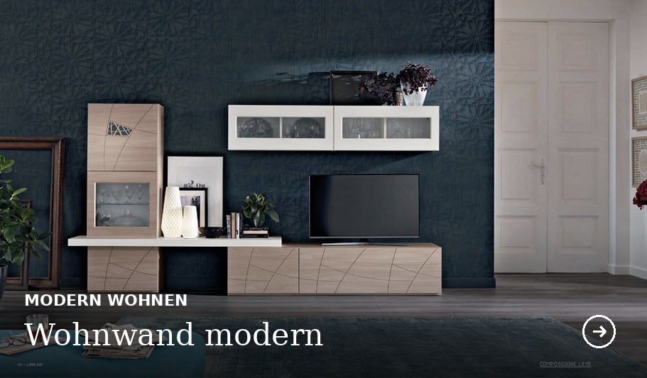 Moderne italienische Wohnwände