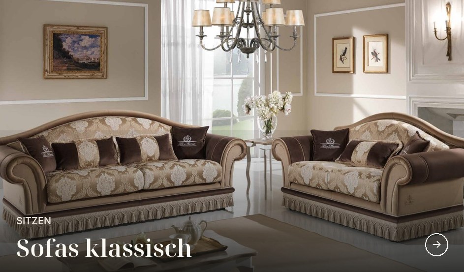 Sofas klassisch