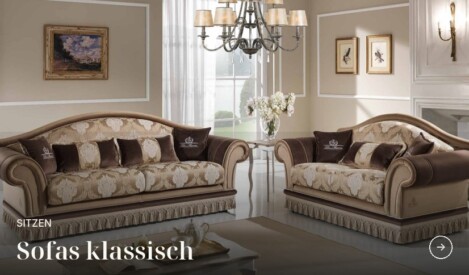 Sofas klassisch