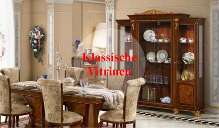 links klassische vitrinen