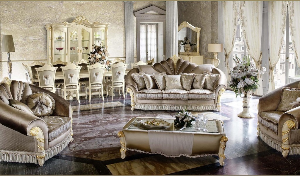 Italienische Sofas und Sessel Madame Royale