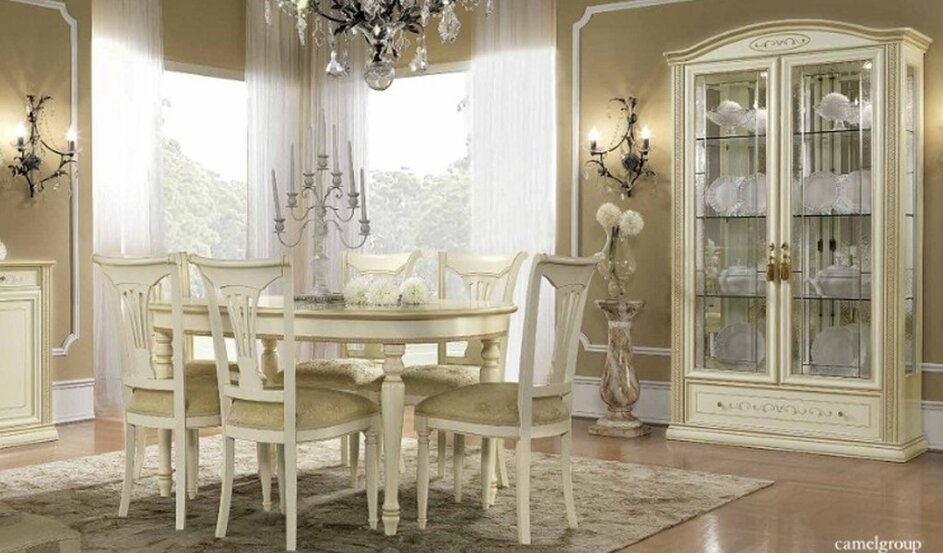 sala da pranzo siena avorio